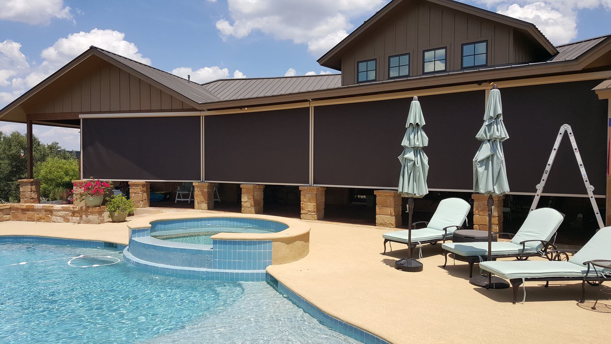 deck and patio shades screens
